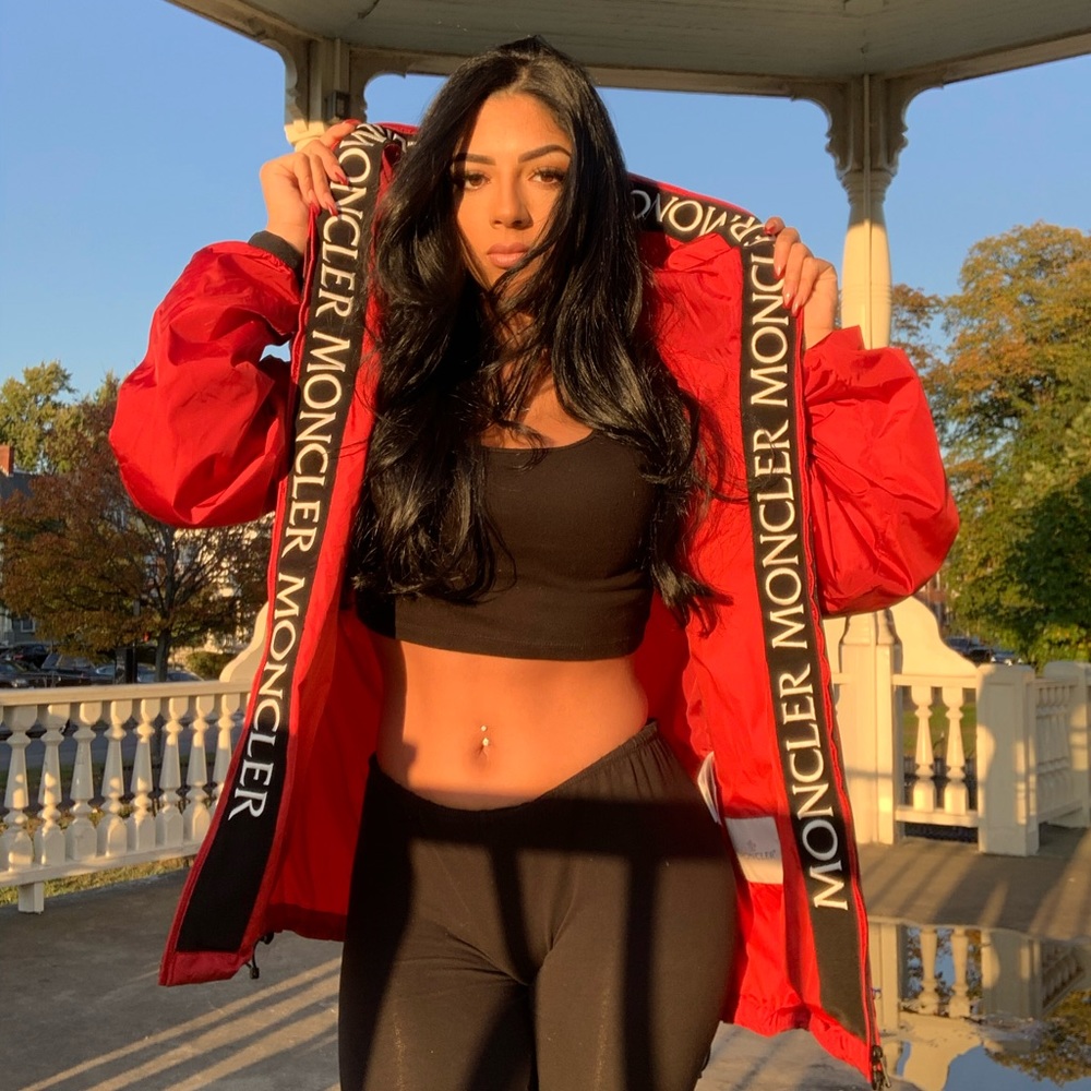 Moncler Massereau Nylon jacket with logo trimming